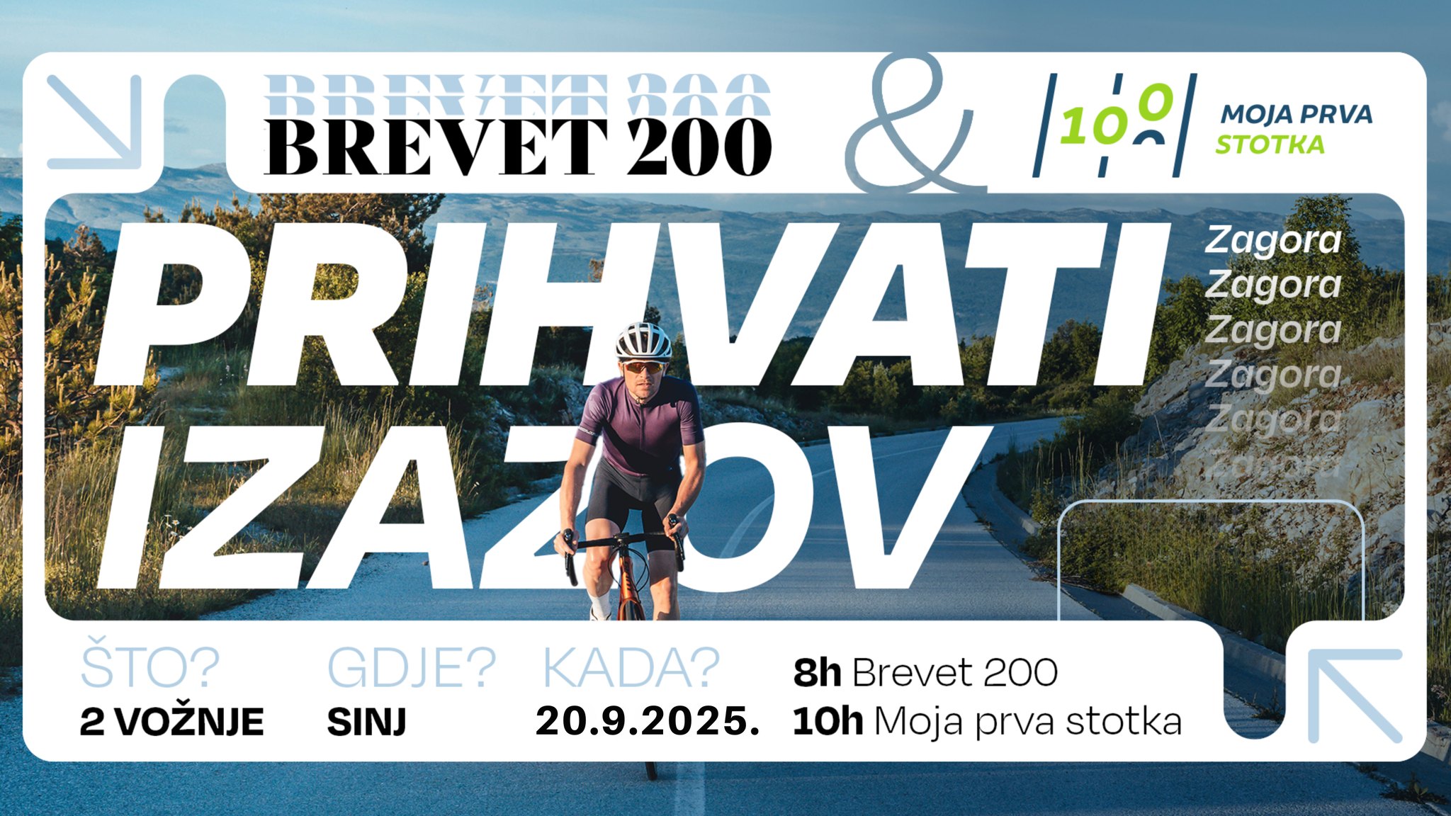 Moja prva stotka & Brevet 200 - Zagora