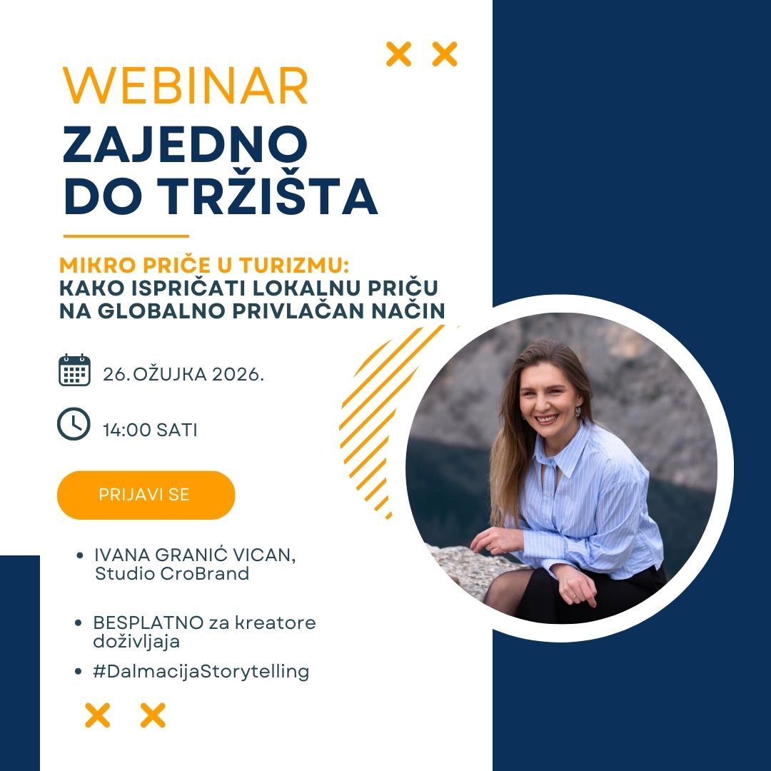 Besplatan webinar za kreatore turističkih doživljaja