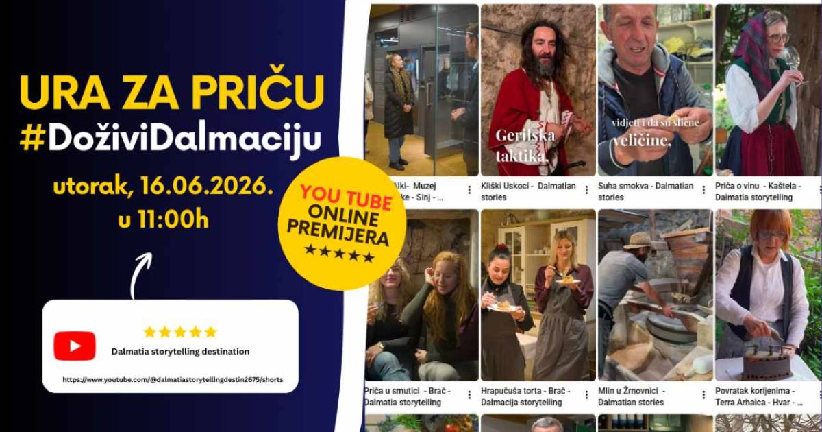 Online premijera 'Ura za priču - Doživi Dalmaciju'