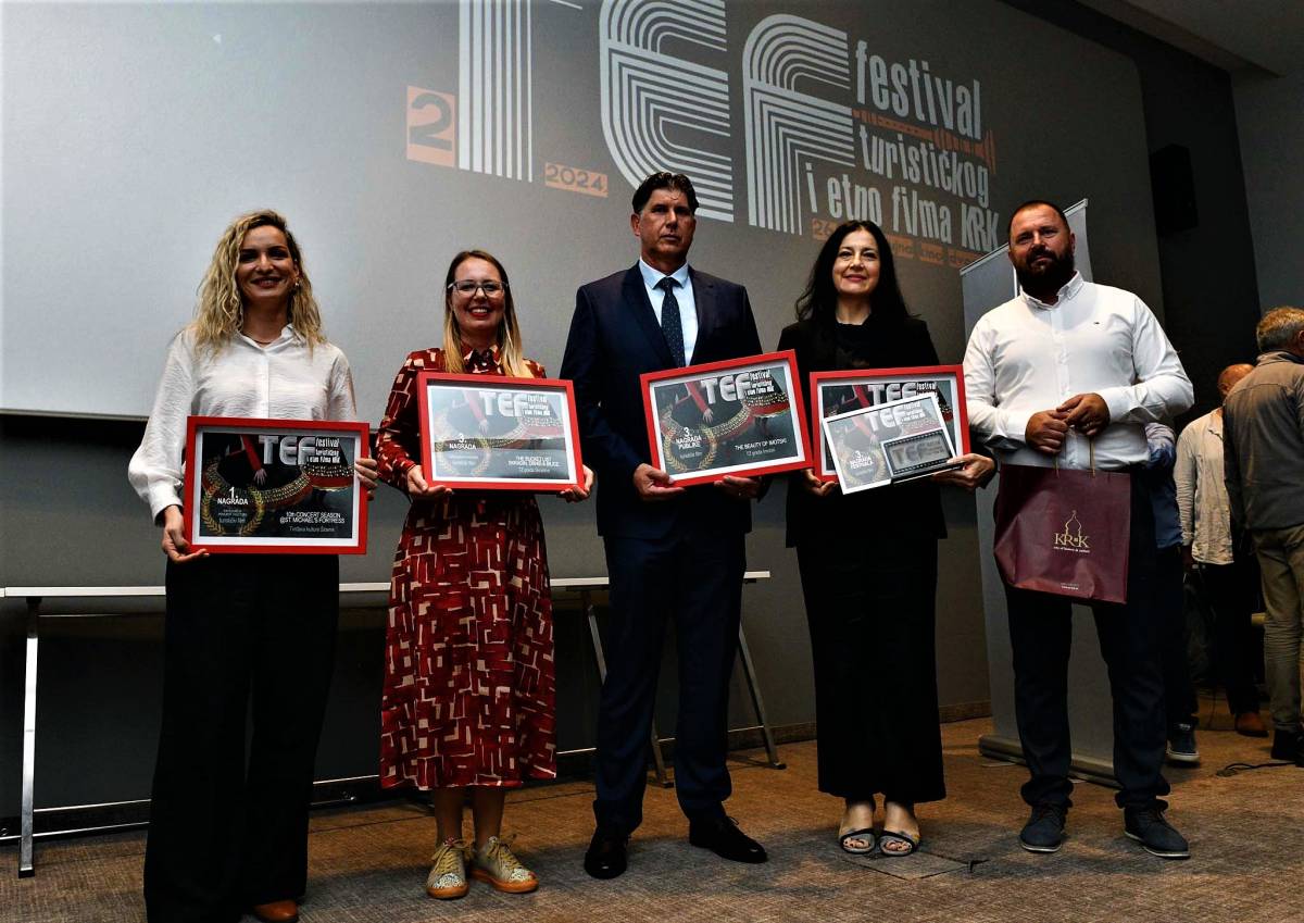 Turistička zajednica grada Sinja dobitnica je dviju nagrada na Festivalu turističkog i etno filma za turistički film Sinj – grad viteštva i tradicije, redateljice Antee Ratković i producenta Marka Kapitanovića Turistička zajednica grada Sinja dobitnica je dviju nagrada na Festivalu turističkog i etno filma za turistički film Sinj – grad viteštva i tradicije, redateljice Antee Ratković i producenta Marka Kapitanovića