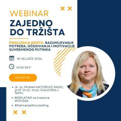 Besplatni webinar: Psihologija gosta - što ga motivira da dođe i što očekuje na destinaciji?