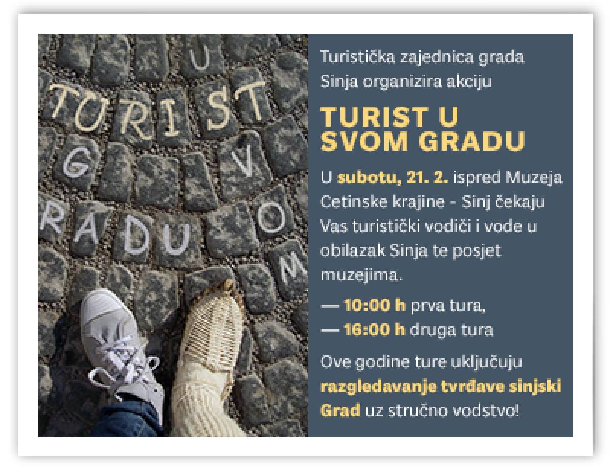 Edukativna akcija ''Turist u svom gradu'' Edukativna akcija ''Turist u svom gradu''