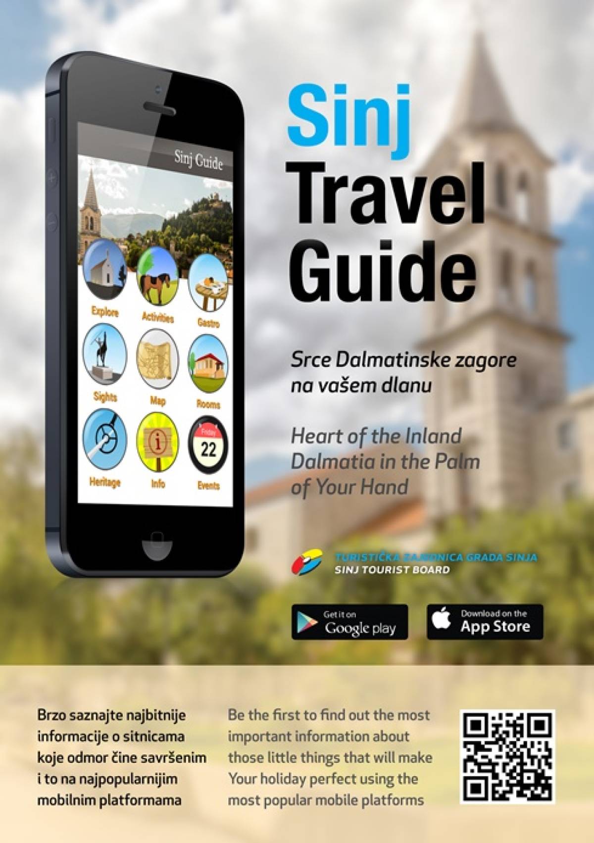 Turistička zajednica grada Sinja izradila mobilnu aplikaciju Sinj Tourist Guide